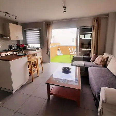 Sea View In With Pool & Private Parking Space Daire El Médano